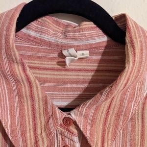 Medium Different Red Hue Striped Tope